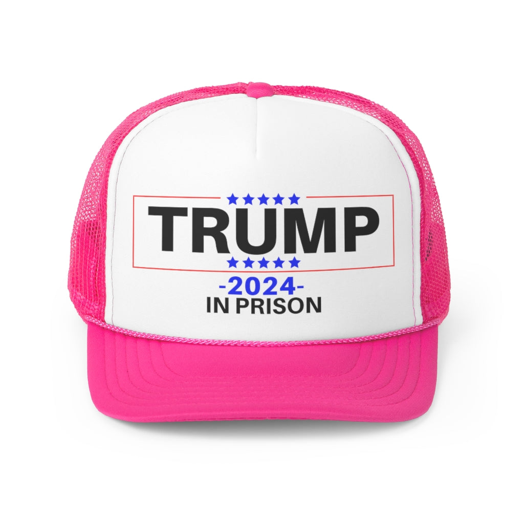 Trump 2024 In Prison Trucker Hat