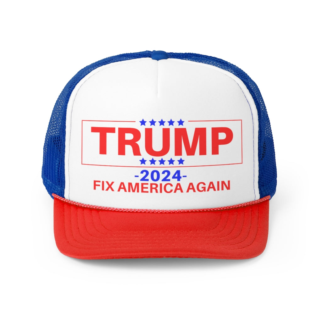 Trump 2024 Fix America Again Trucker Hat