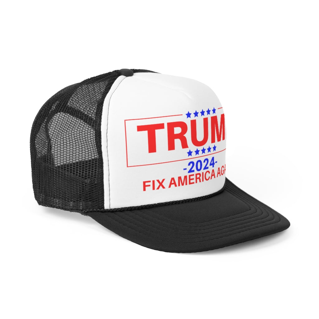 Trump 2024 Fix America Again Trucker Hat