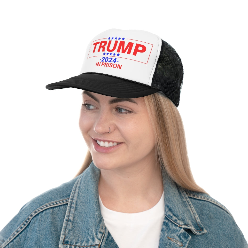 Trump 2024 In Prison Trucker Hat