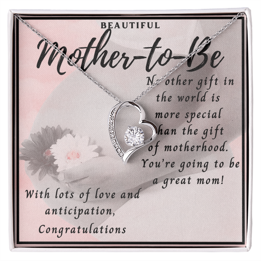 Forever Love Necklace - Mother-to-Be, Congratulations