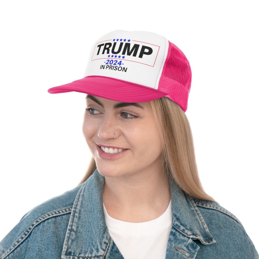 Trump 2024 In Prison Trucker Hat