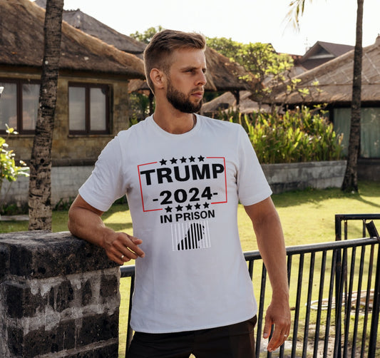 Trump 2024 In Prison Cotton Tee