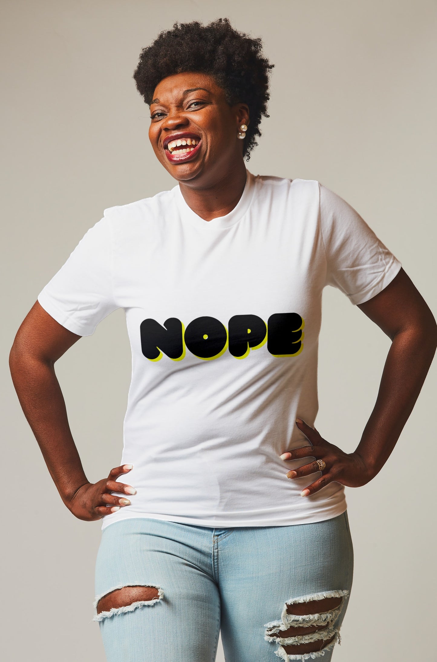 "NOPE" Unisex T-Shirt